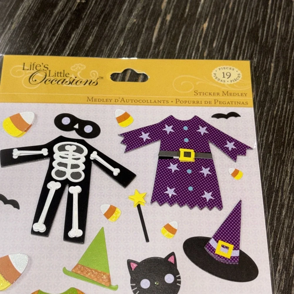 Halloween Costumes Scrapbooking‎ Stickers By Life's Little Occasions RARE